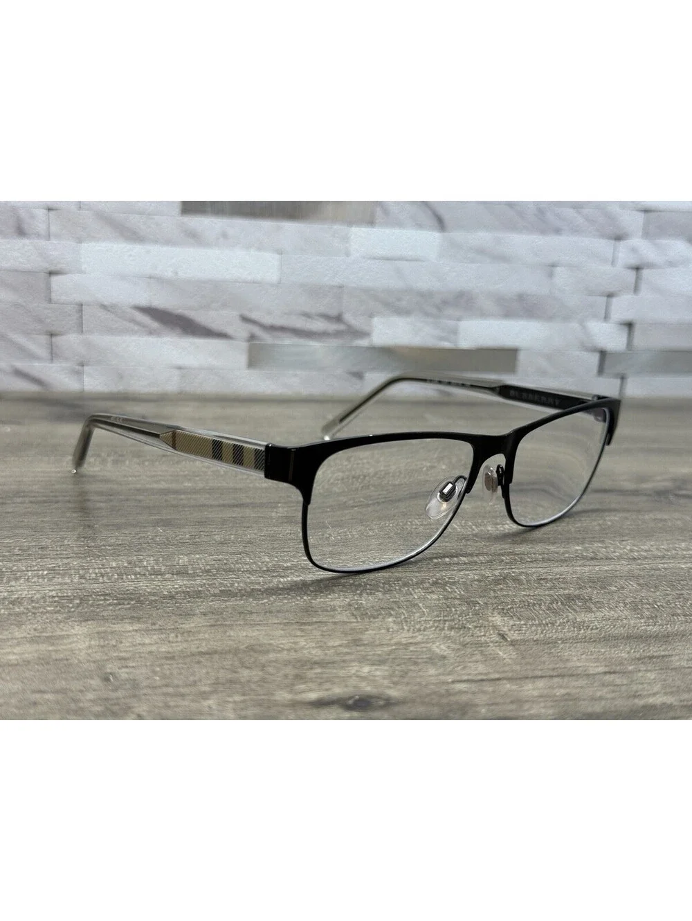 BURBERRY B 1289 1007 MATTE BLACK Authentic Eyeglasses 55[]16-140 Frames